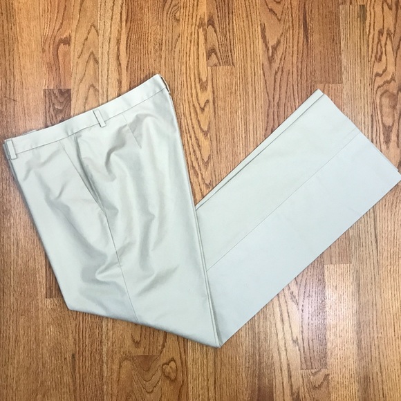 Brooks Brothers Advantage Flat Front Tan Chinos - Picture 2 of 9